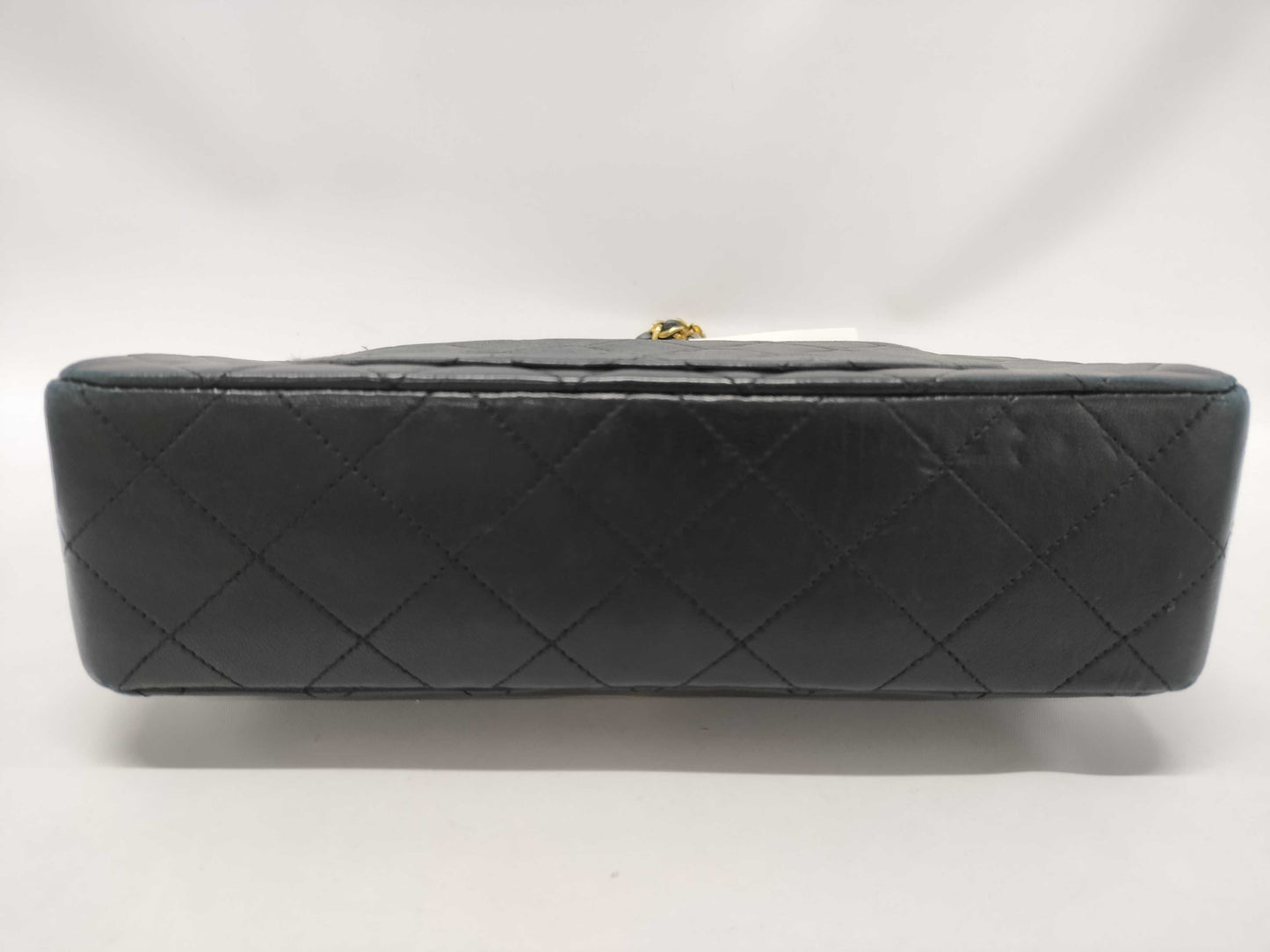 CHANEL Lambskin Double Flap Shoulder Bag