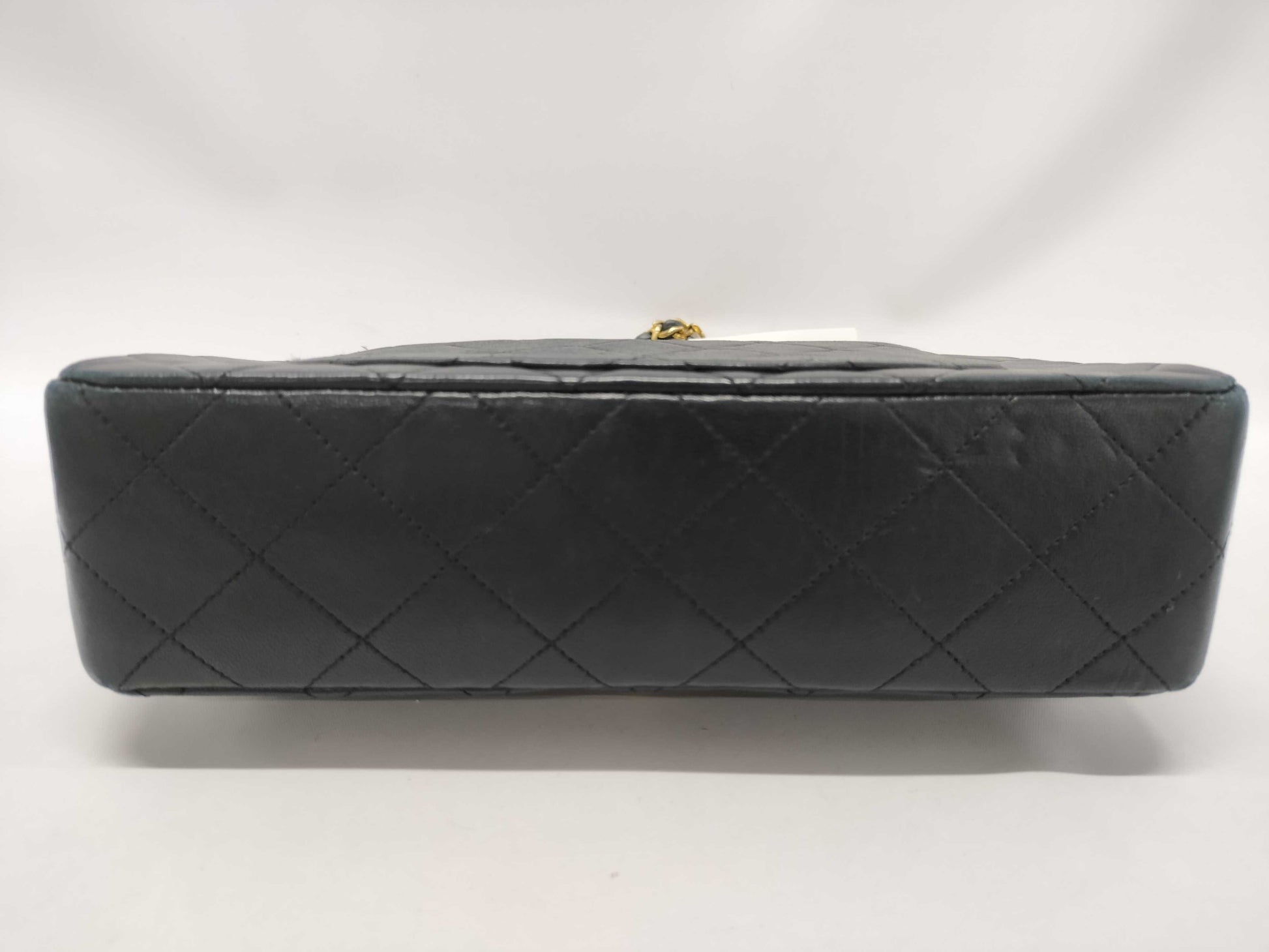 CHANEL Lambskin Double Flap Shoulder Bag