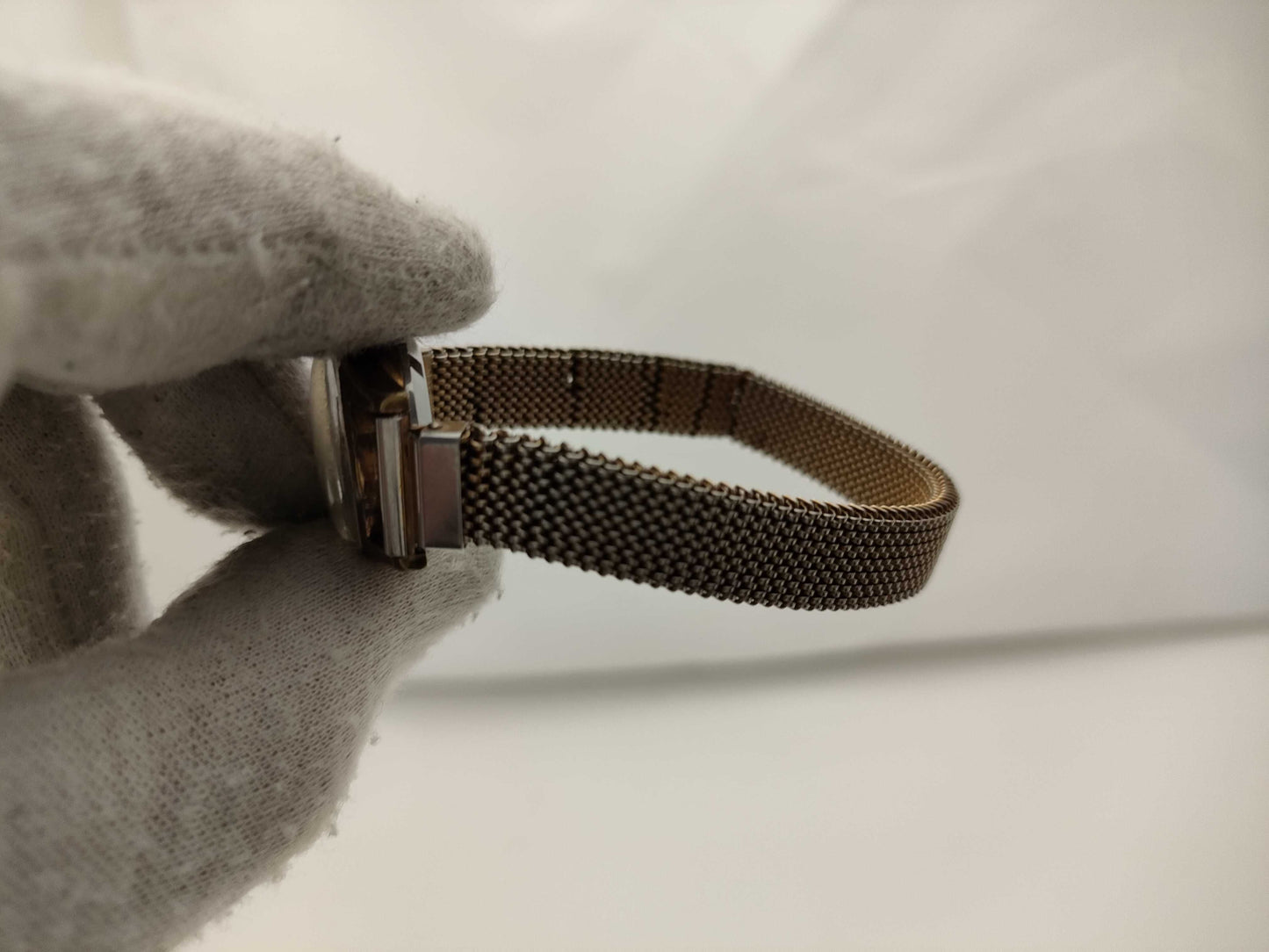 OMEGA Geneva Gold Dial Women's Watch with Non-Original Strap