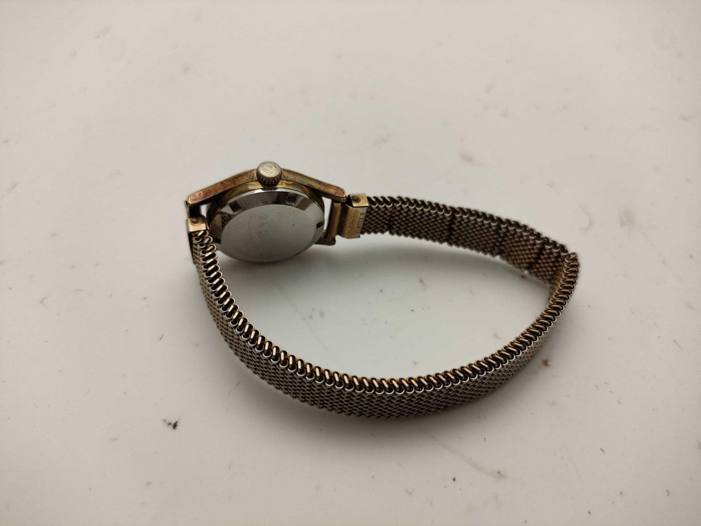 OMEGA Geneva Gold Dial Women's Watch with Non-Original Strap