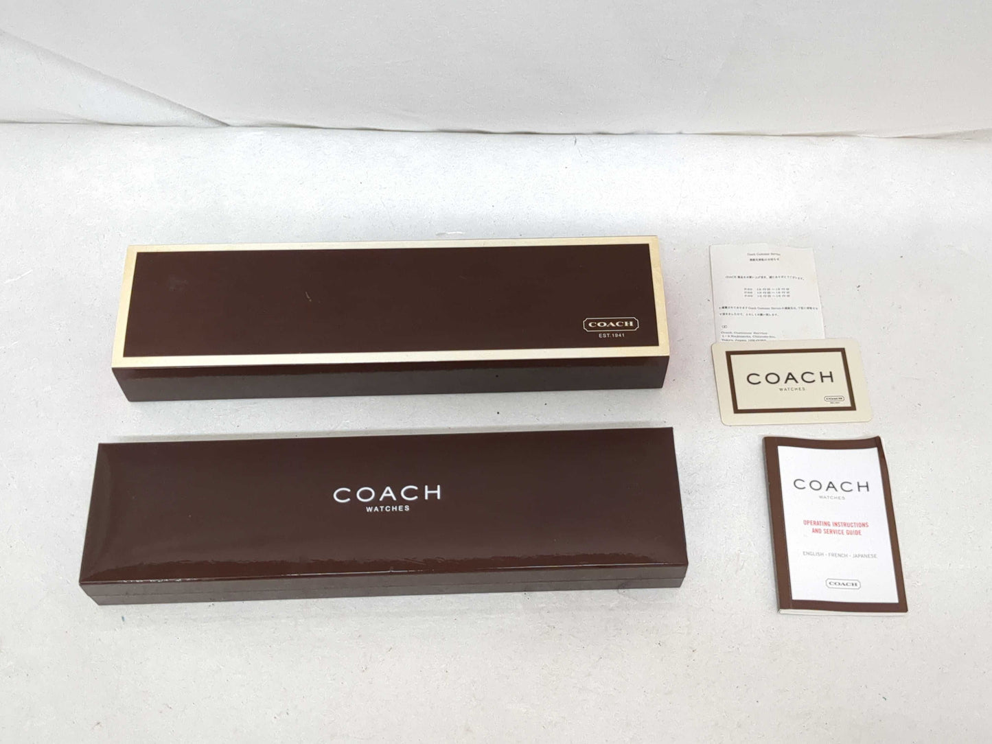 (10463_0080) COACH 18612/0820 Women's Watch/Compact Wallet Purse