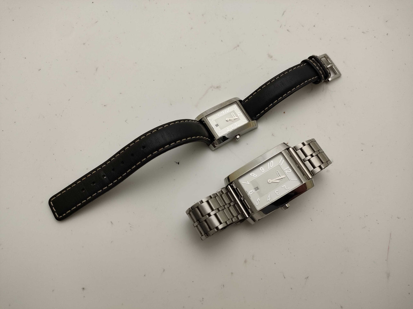 COACH COACH Square Date Pair Watch 0242/0243 Watch Summary Watch Summary