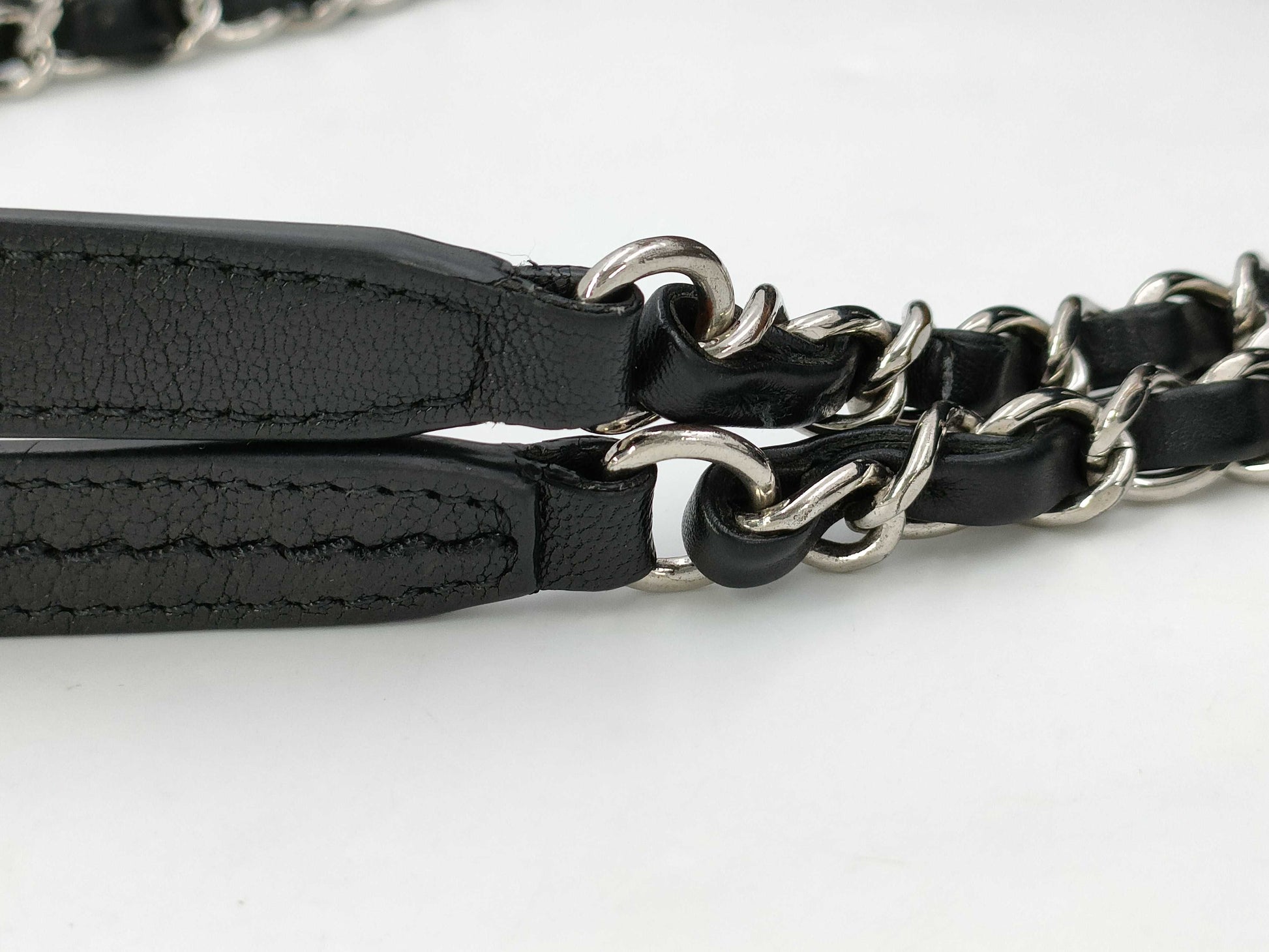 CHANEL Deca Coco 2-way Chain Tote Denim Tote Bag