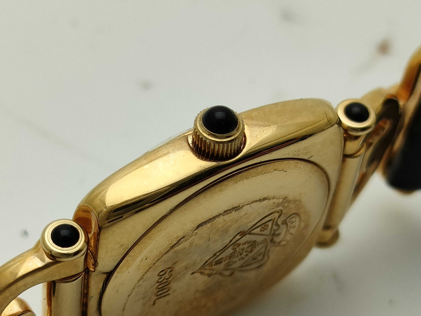 GUCCI 6300L Black Dial Horsebit Women's Watch