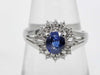S1.00ct D0.23ct Pt900 5.0g Ring
