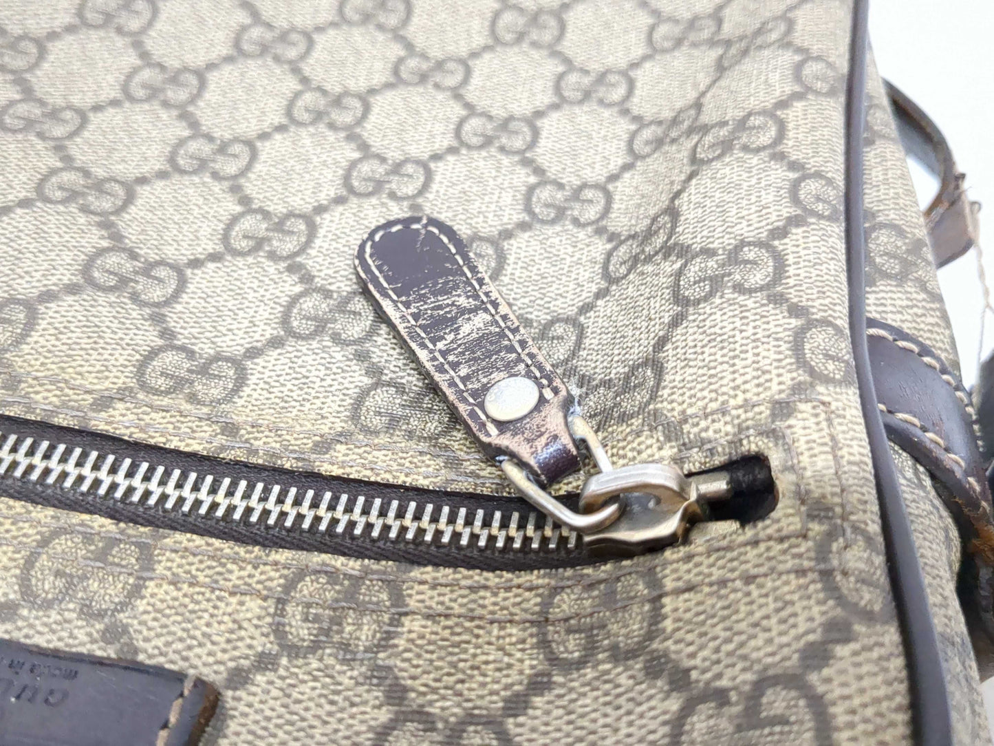 (10463_0052) GUCCI GG Supreme Jimmy Choo Shoulder 2 Pieces Shoulder Bag