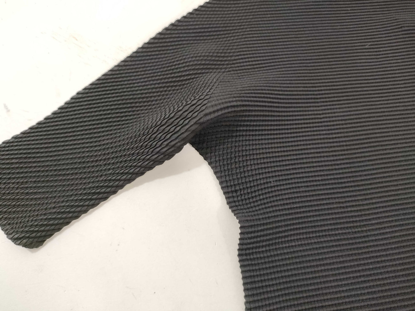 ISSEY MIYAKE Cut and Sew Black Top