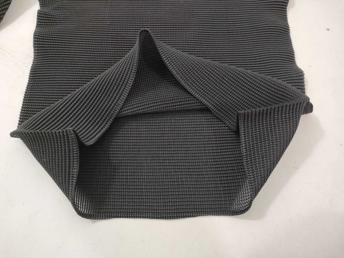 ISSEY MIYAKE Cut and Sew Black Top