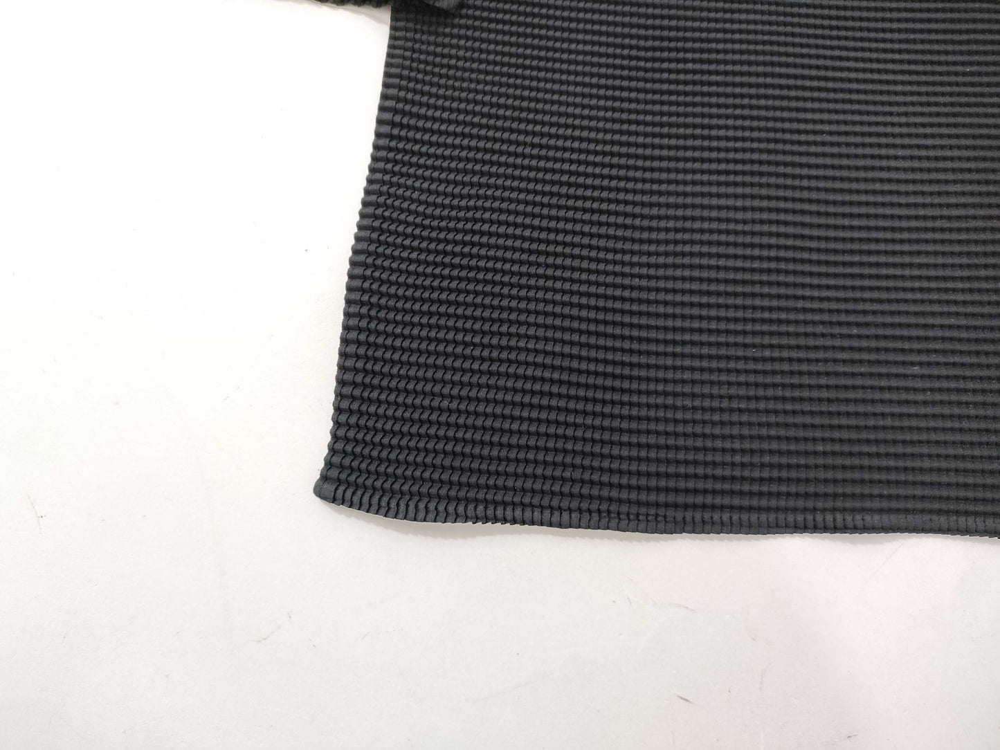 ISSEY MIYAKE Cut and Sew Black Top
