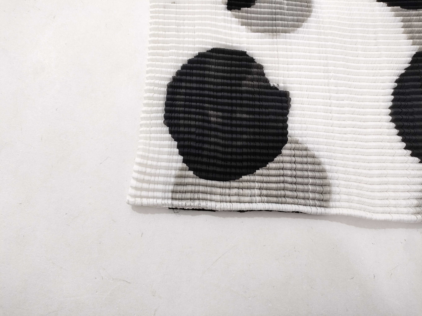 ISSEY MIYAKE cut and sew patterned top
