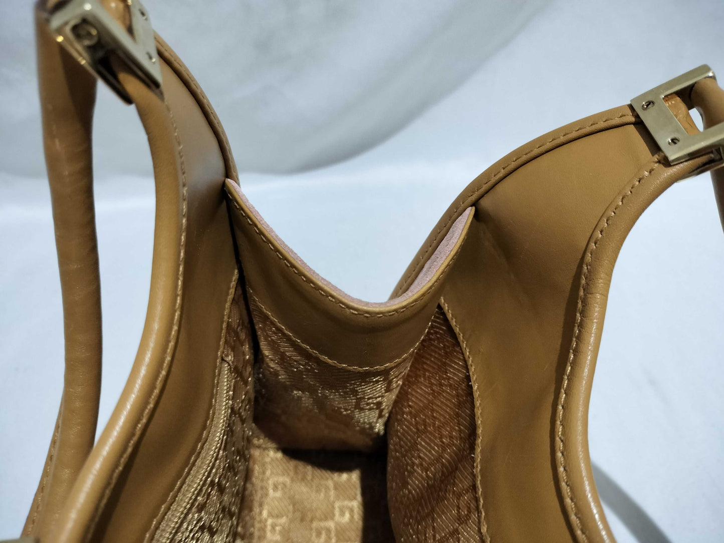 GUCCI Jackie Velour Handbag