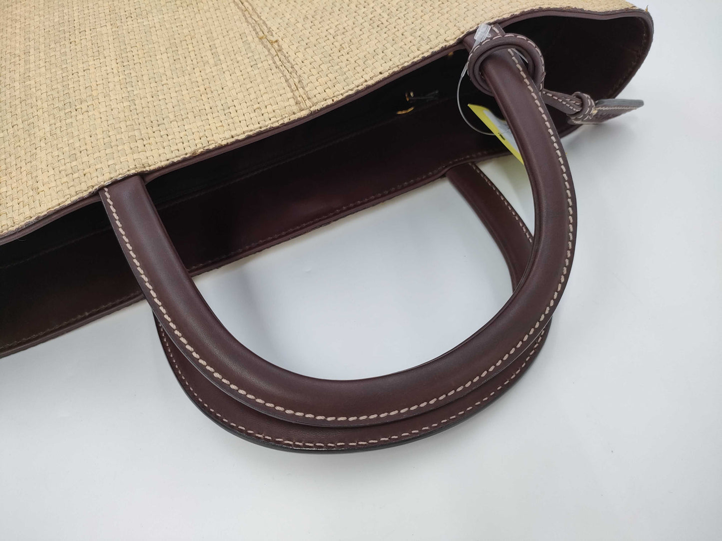 CHANEL Raffia/Coco Mark/Tote Handbag