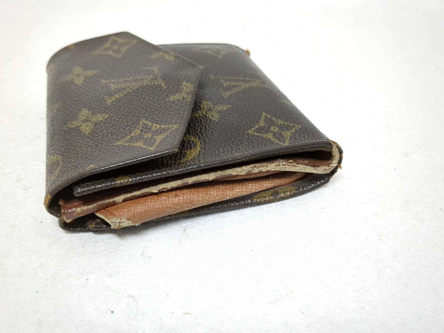 (10463_0010) LOUIS VUITTON Monogram W Hook/Compact Zip Folding Wallet Set of 2 Wallets
