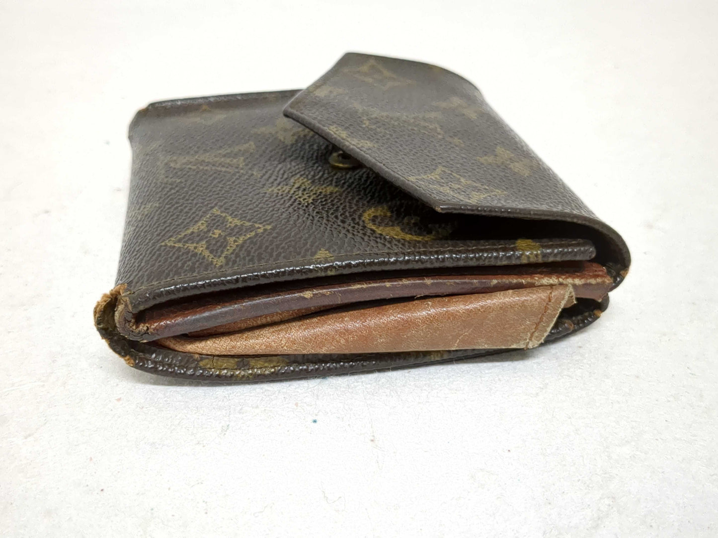 (10463_0010) LOUIS VUITTON Monogram W Hook/Compact Zip Folding Wallet Set of 2 Wallets