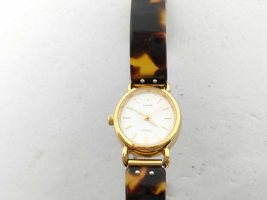 Vega Tortoiseshell Bangle Watch 4A31-399781 Unused Women's Watch