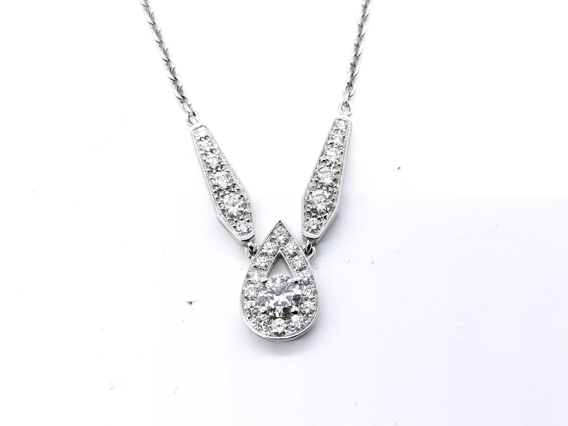 CHAUMET Josephine Diamond WG Au750 7.1g Necklace
