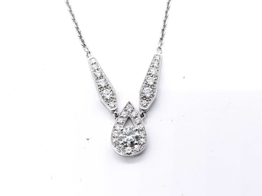 CHAUMET Josephine Diamond WG Au750 7.1g Necklace