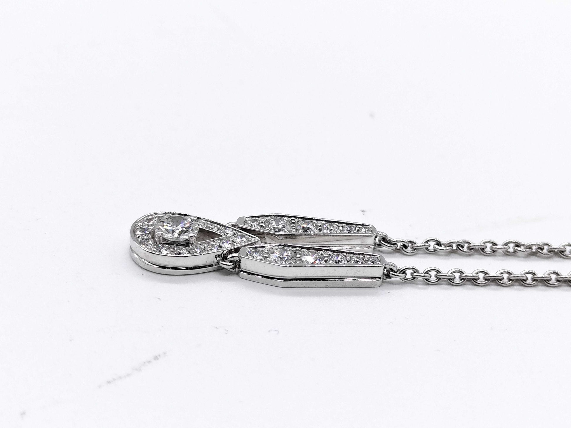CHAUMET Josephine Diamond WG Au750 7.1g Necklace