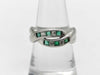 E0.30ct D0.25ct Pt900 7.4g Ring
