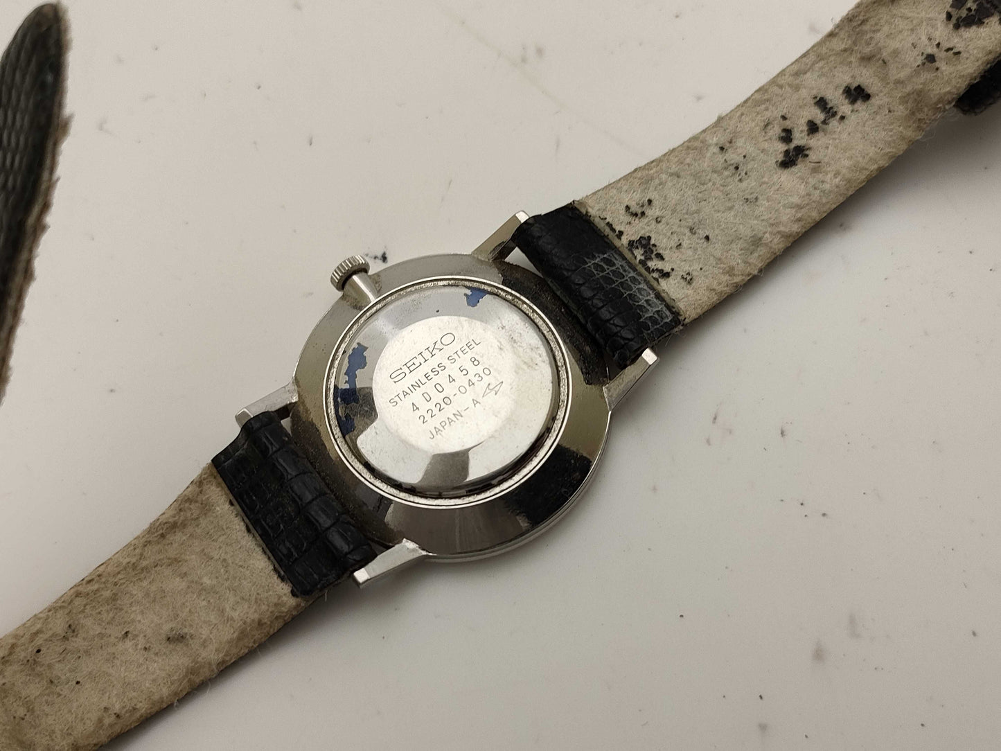 SEIKO 2220-0430 Hand-wound Working Boys' Wristwatch