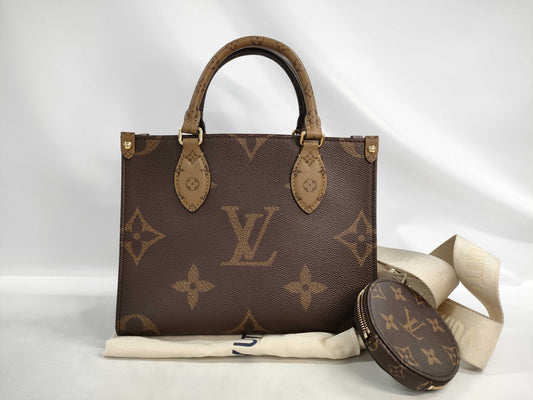 LOUIS VUITTON Monogram On the Go BB M46839 Reverse Handbag