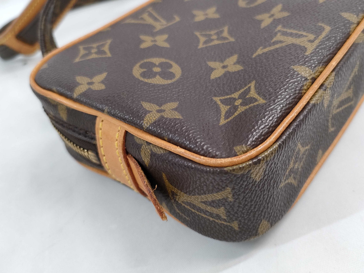LOUIS VUITTON Monogram M51828 Pochette Marly Bandouliere Shoulder Bag
