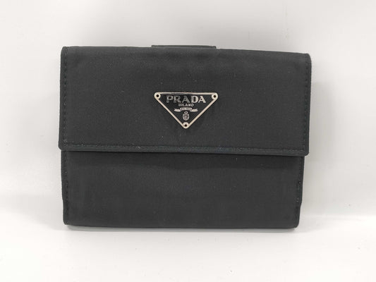 PRADA nylon folding wallet