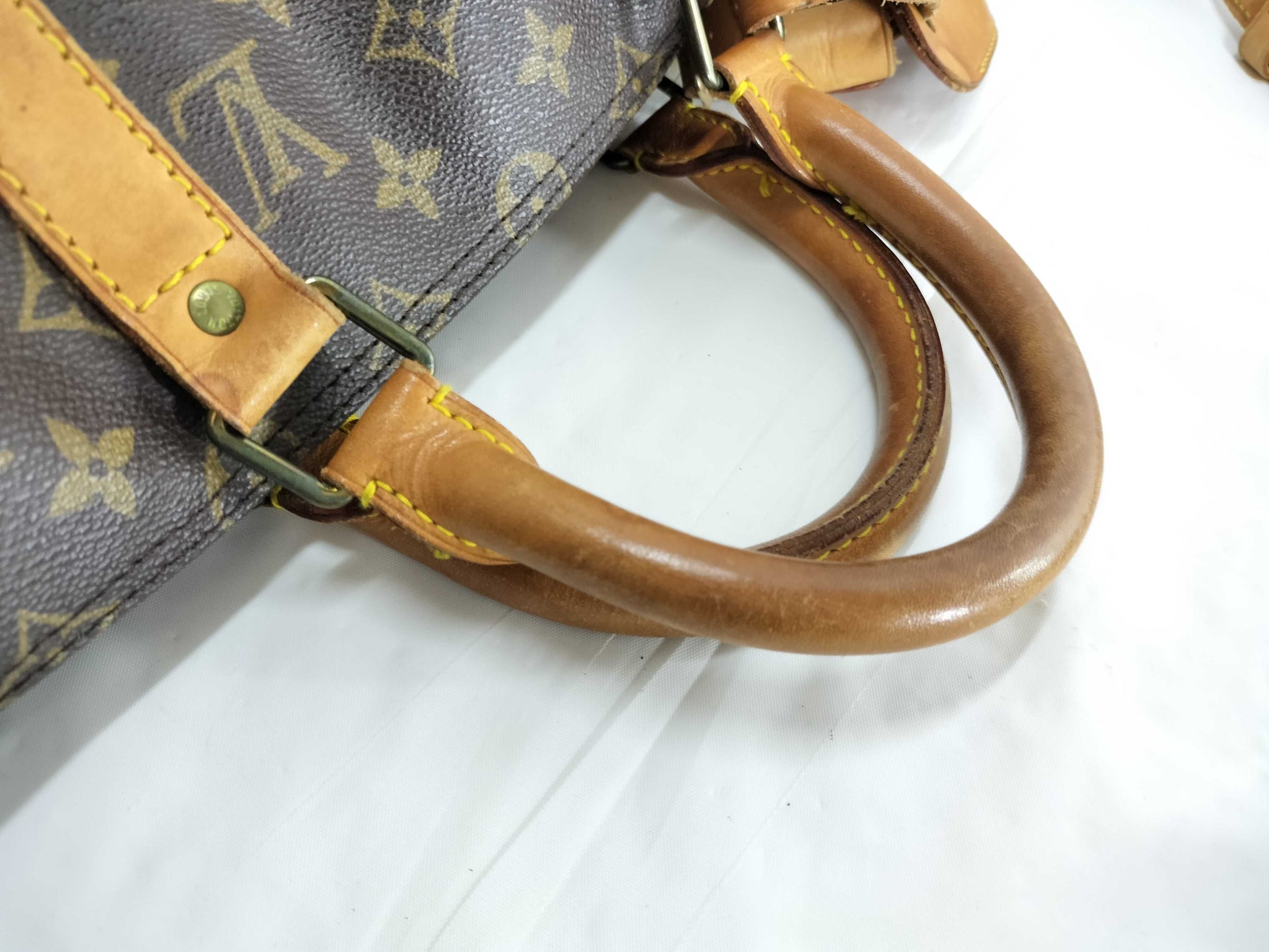 LOUIS VUITTON Monogram M41416 Keepall Bandouliere 50 Boston Bag