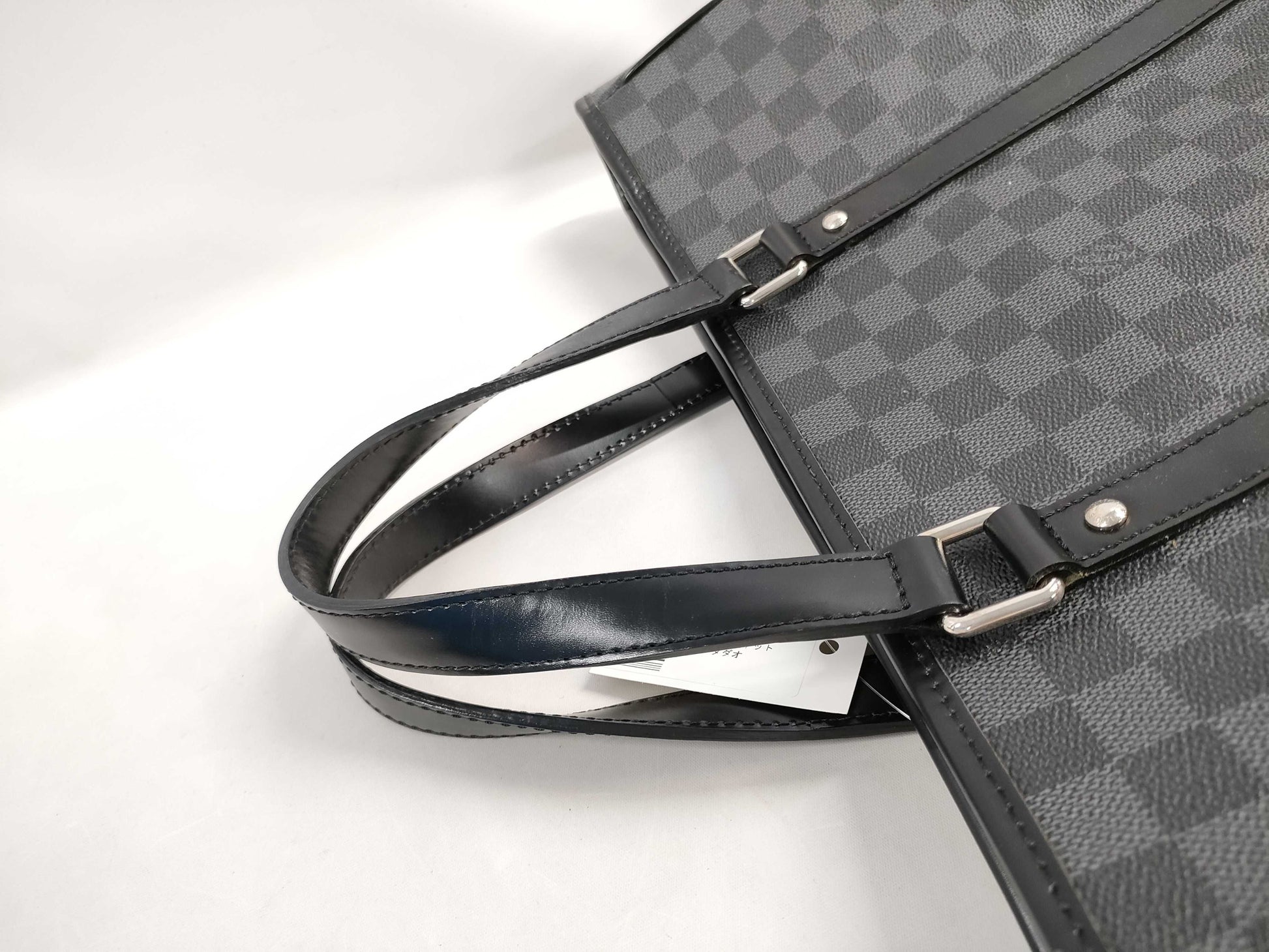 LOUIS VUITTON Damier Graphite N51192 Tadao Tote Bag