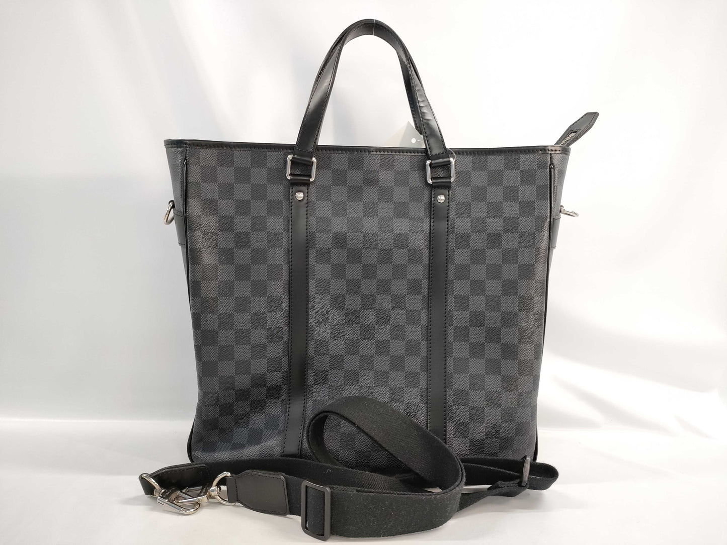 LOUIS VUITTON Damier Graphite N51192 Tadao Tote Bag