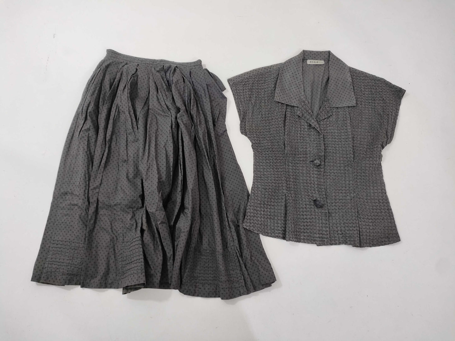 ISSEY MIYAKE asha by mds polka dot set Other apparel