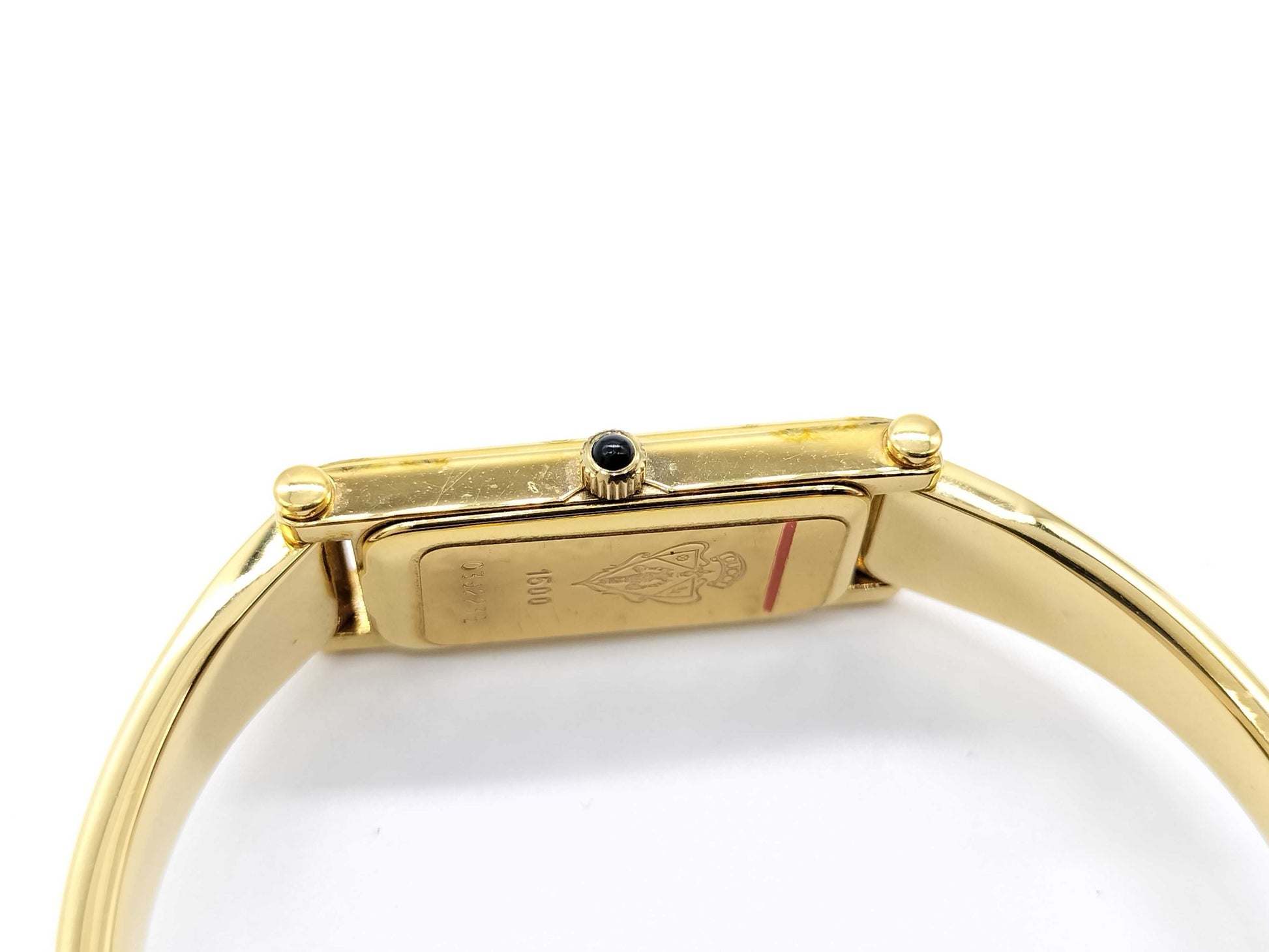 GUCCI 1500L Shell Bangle Women's Quartz Watch