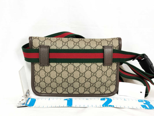 GUCCI GG Supreme GG Supreme 493930 Sherry Waist Bag