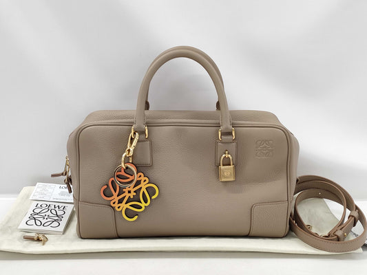 LOEWE Amazona 28 Handbag with Anagram Charm