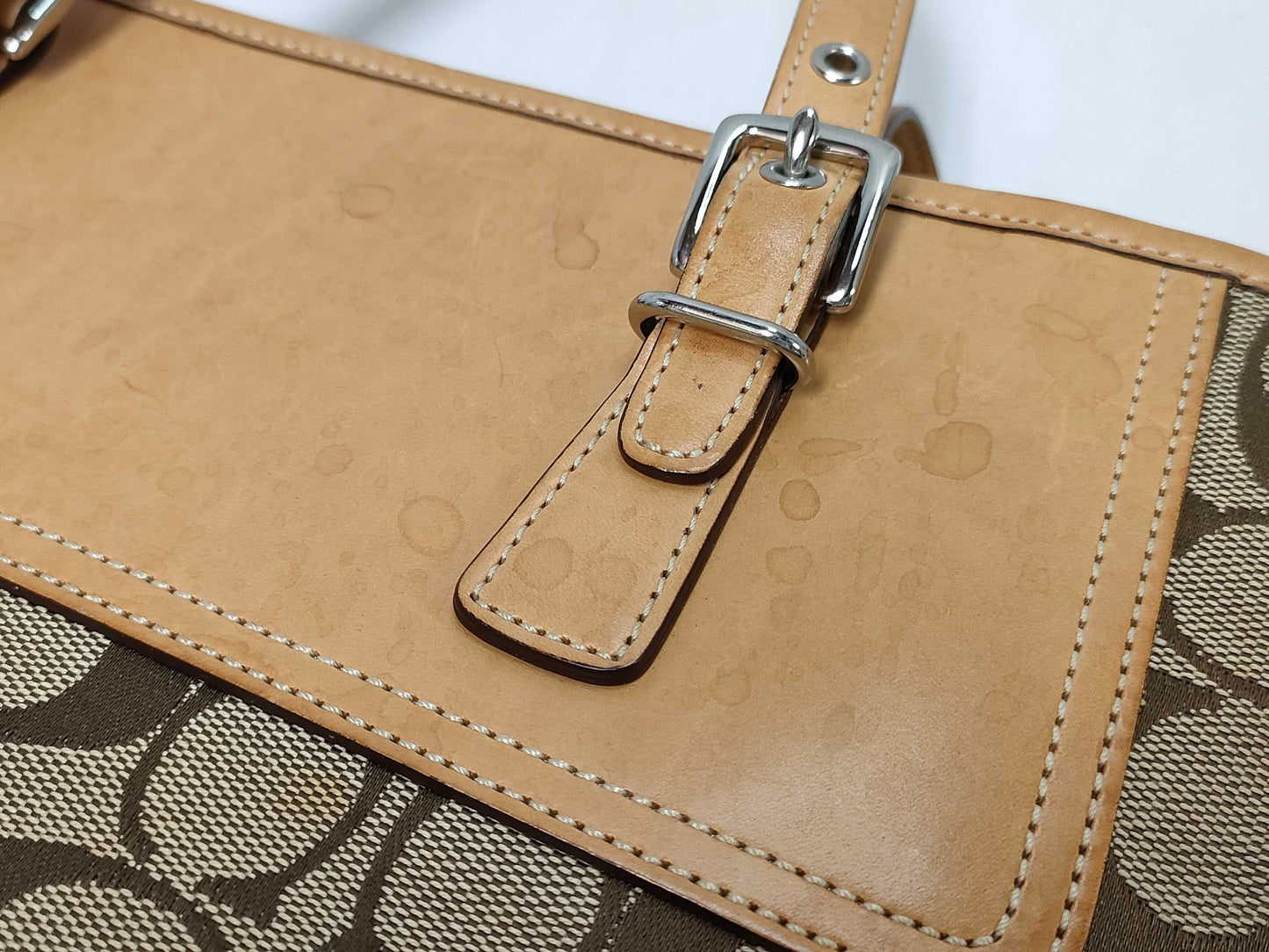 COACH Signature Leather Signature *4-Piece Shoulder Bag