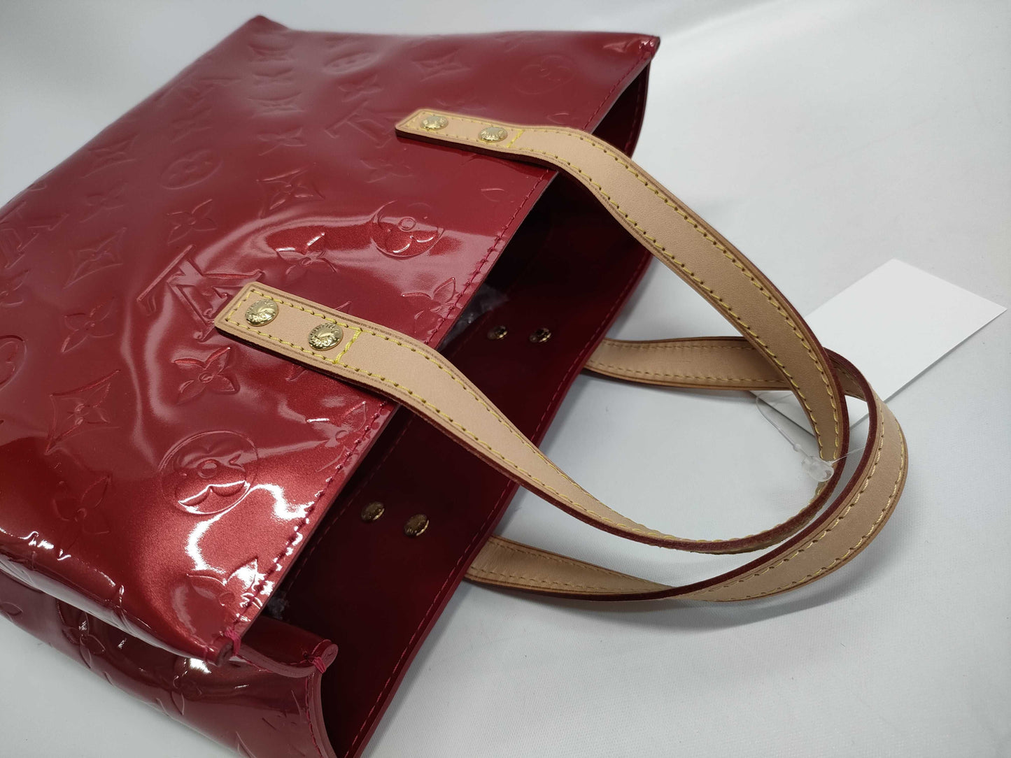 LOUIS VUITTON Vernis Reed PM Handbag