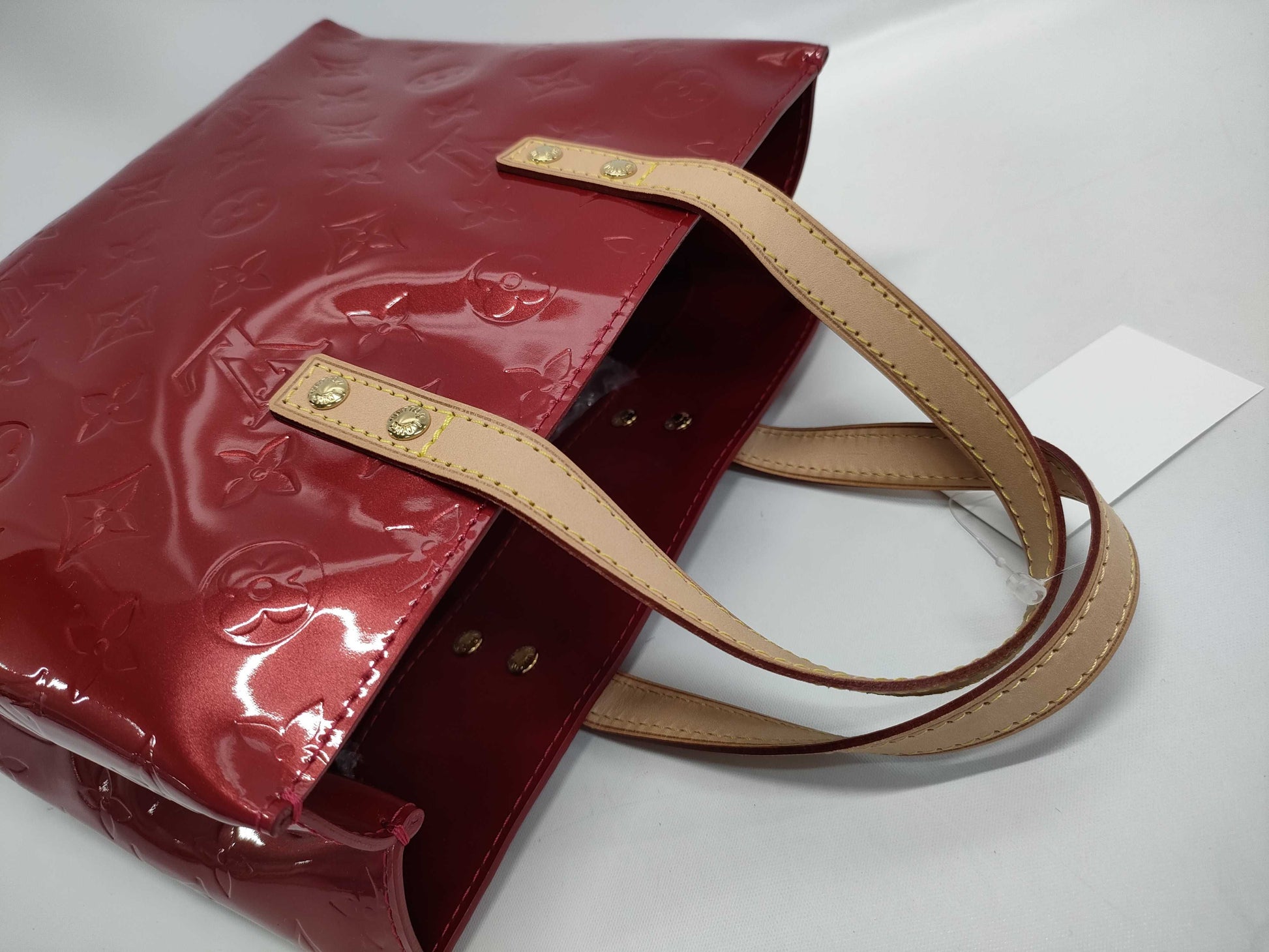 LOUIS VUITTON Vernis Reed PM Handbag