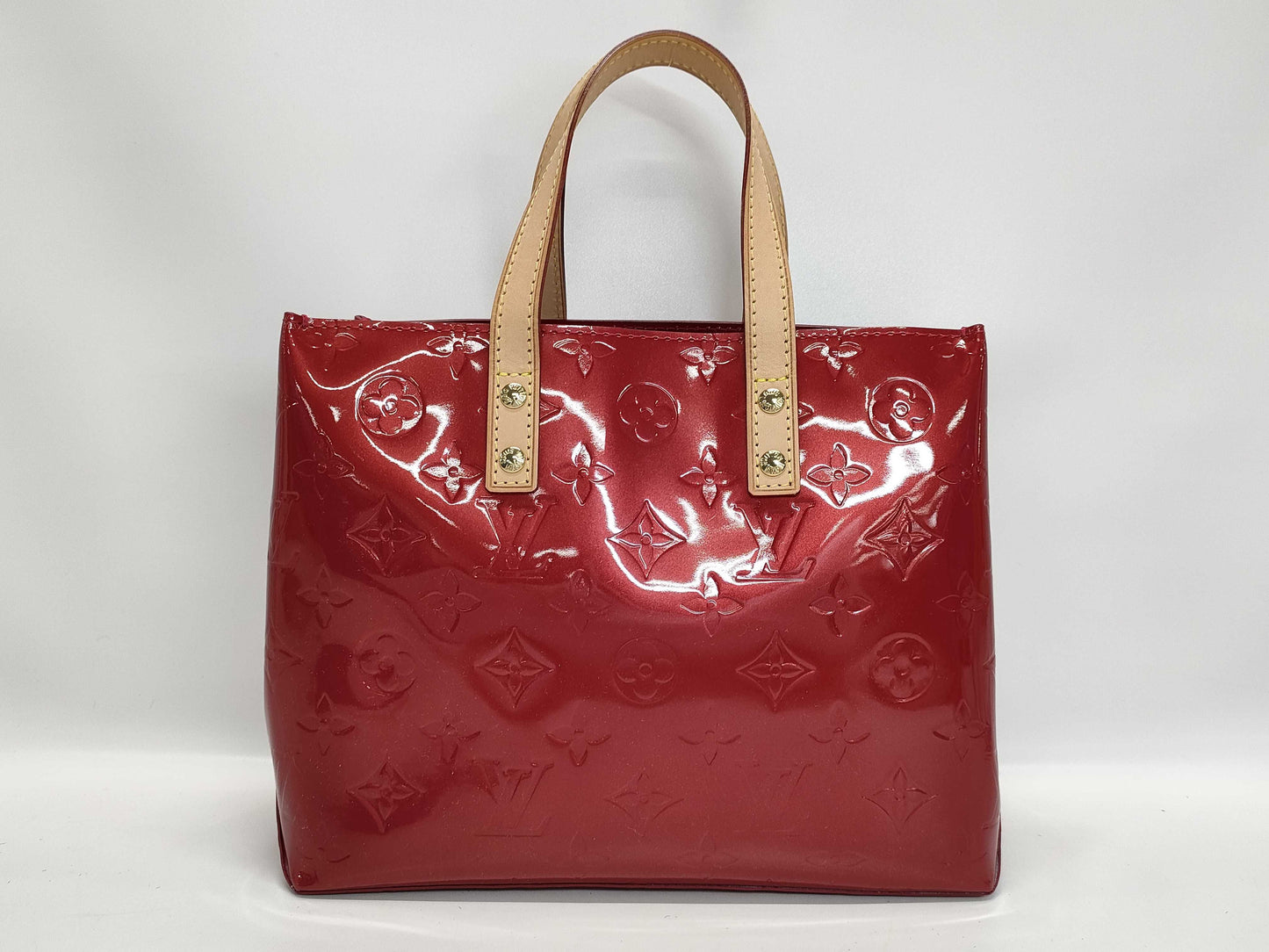 LOUIS VUITTON Vernis Reed PM Handbag