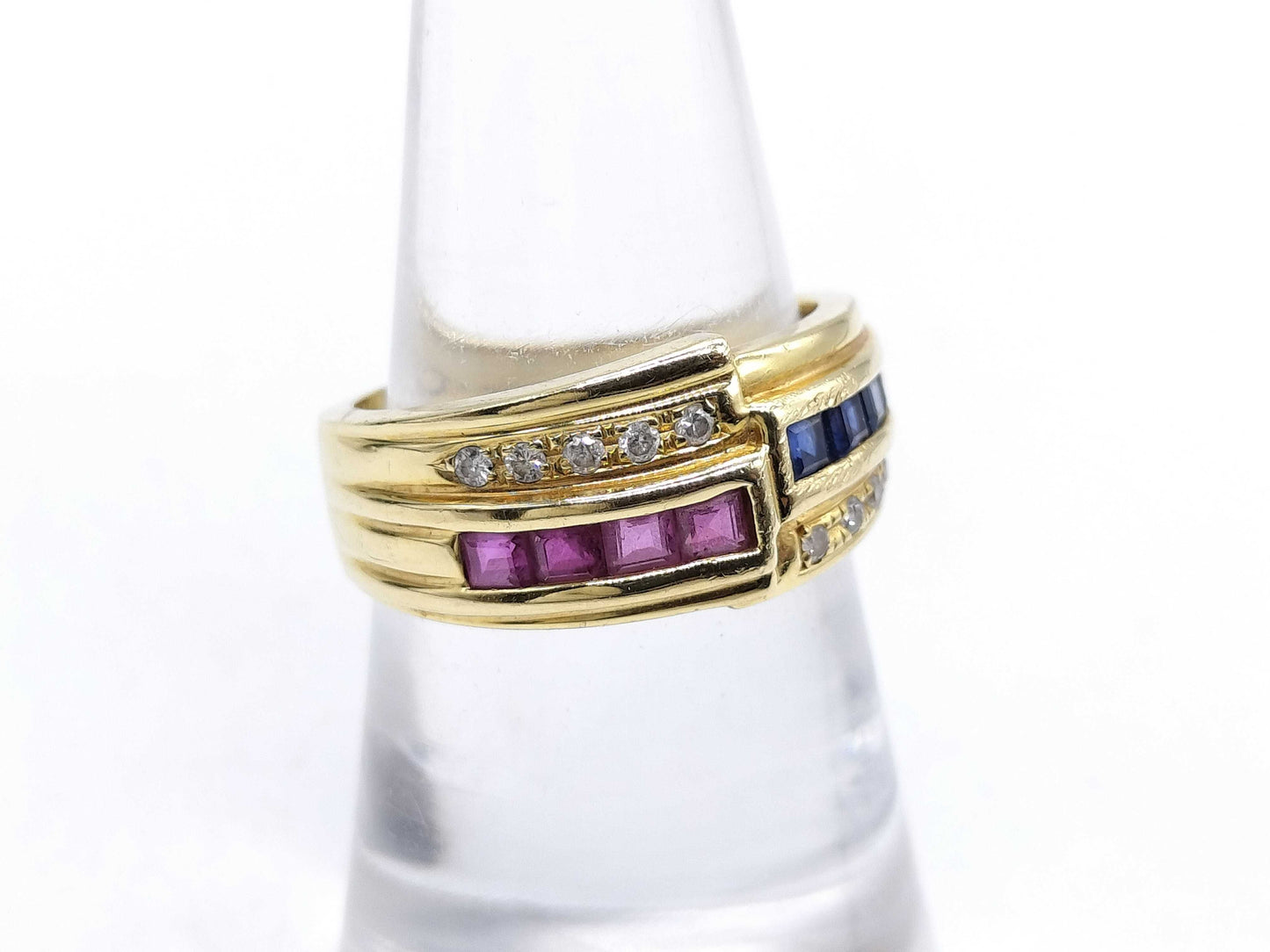 S 0.37ct R 0.37ct D 0.10ct K18 5.3g Ring