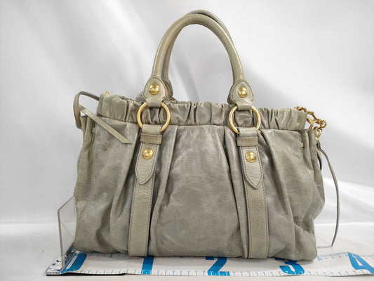Miu Miu Vitello 2-Way Tote Bag