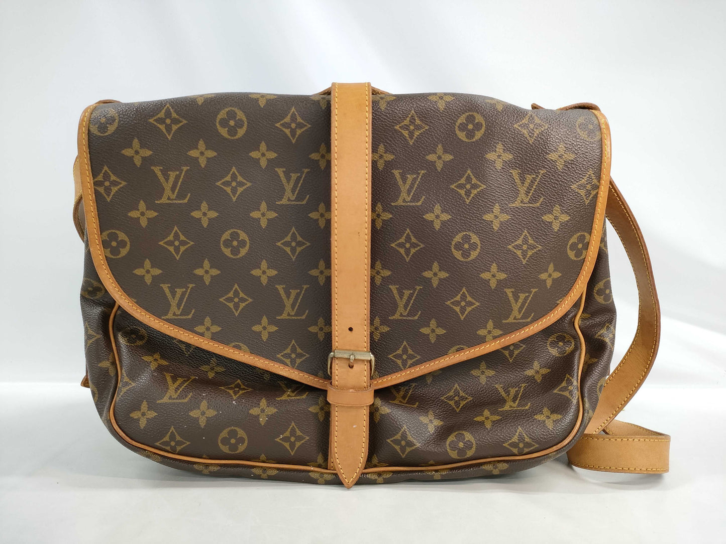 LOUIS VUITTON Monogram M42254 Saumur 35 Shoulder Bag