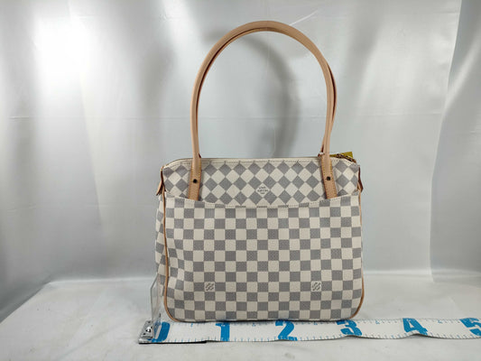 LOUIS VUITTON Damier Azur N41176 Figeri PM Shoulder Bag