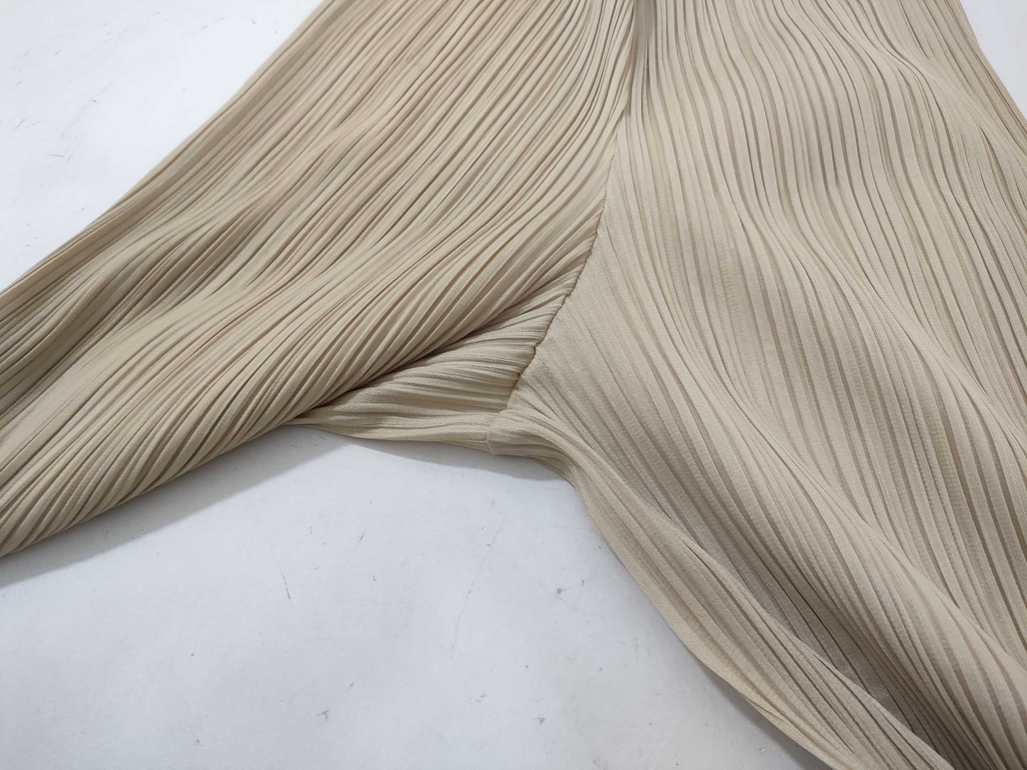 ISSEY MIYAKE Pants Pleats Please Beige Pants