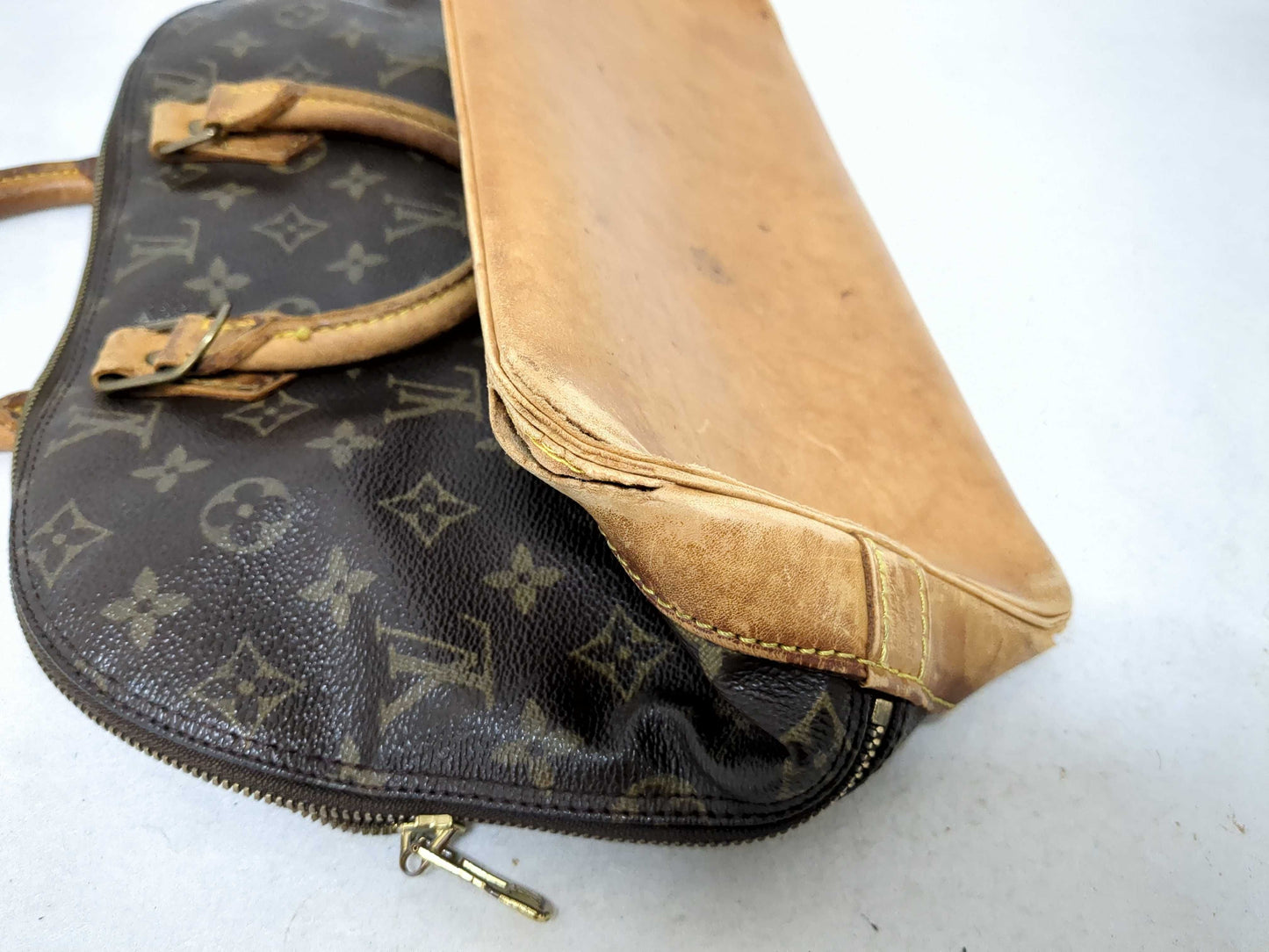 (10463_0003) LOUIS VUITTON Monogram Louis Vuitton Burberry Bag 2 Pieces Tote Bag
