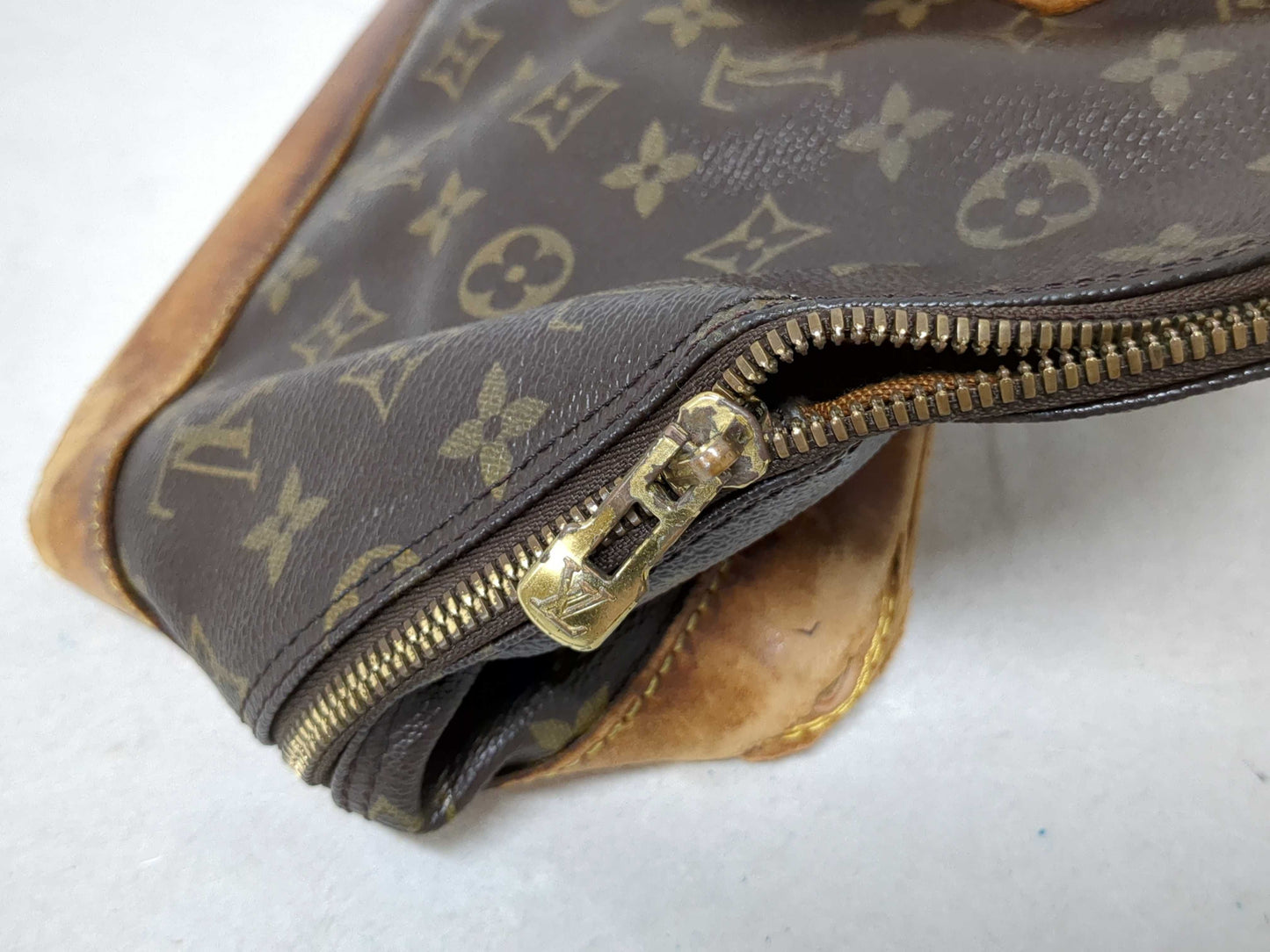(10463_0003) LOUIS VUITTON Monogram Louis Vuitton Burberry Bag 2 Pieces Tote Bag
