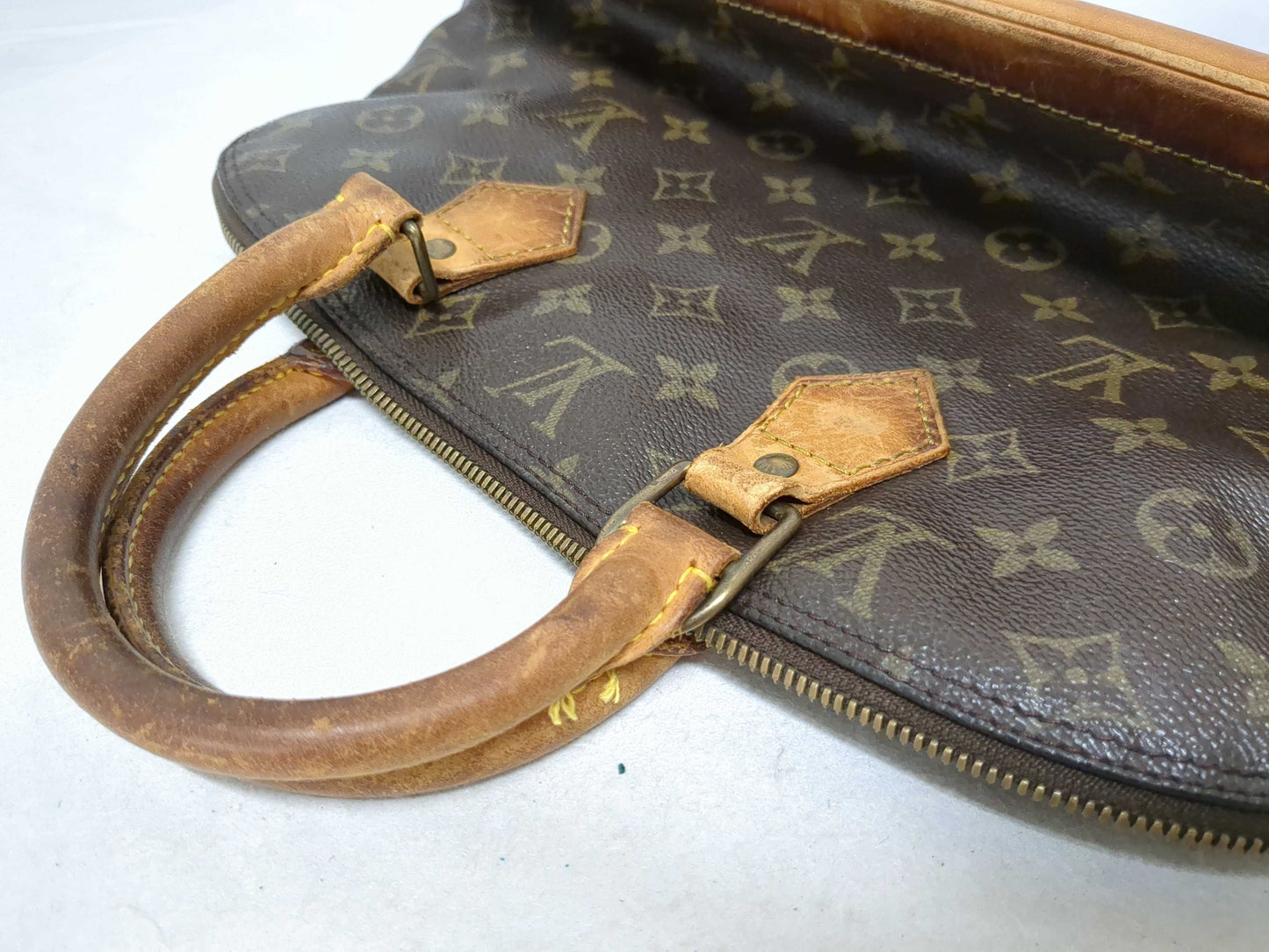 (10463_0003) LOUIS VUITTON Monogram Louis Vuitton Burberry Bag 2 Pieces Tote Bag