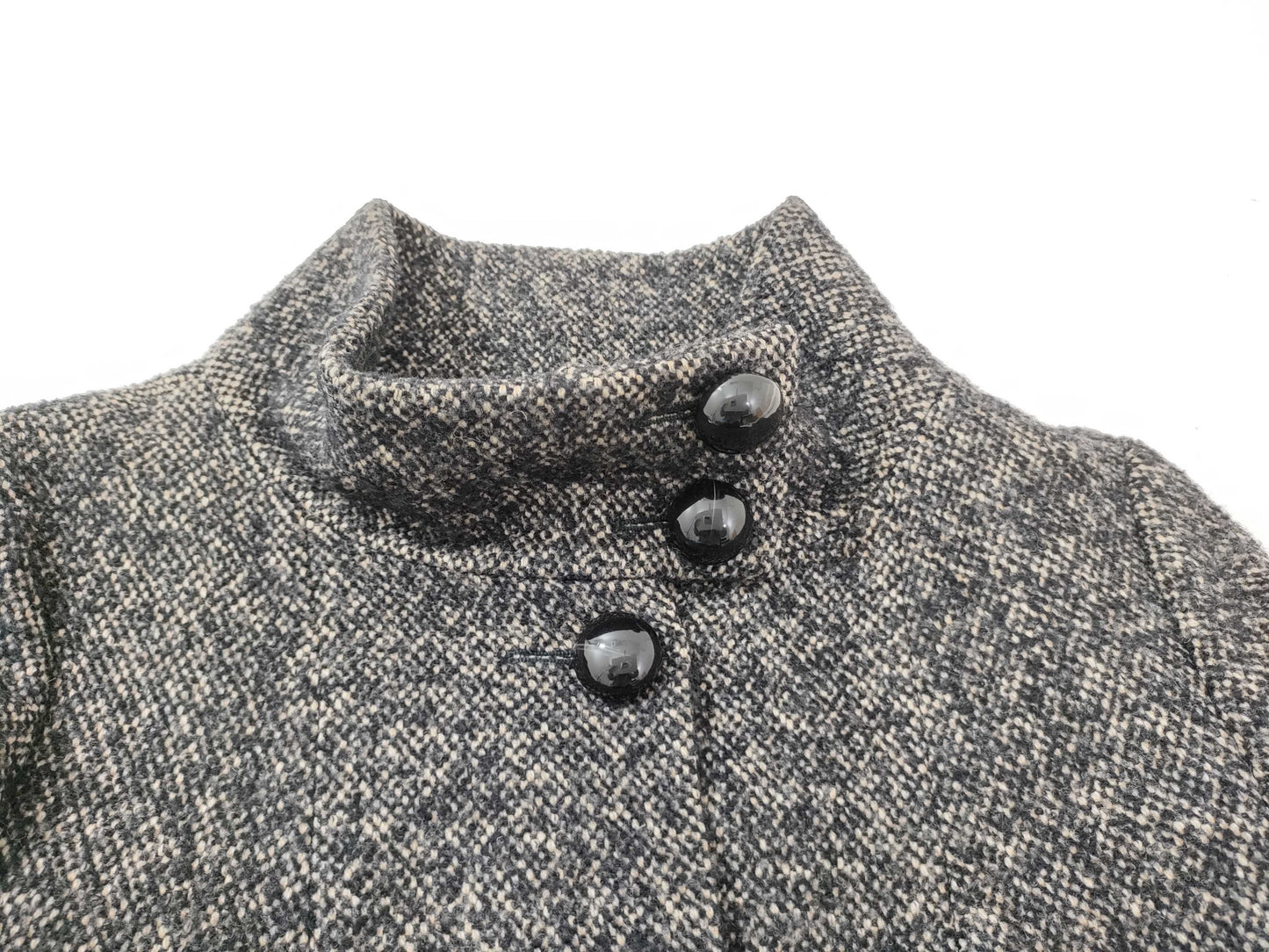 MaxMara/White Tag/Wool Stand Collar Long Coat