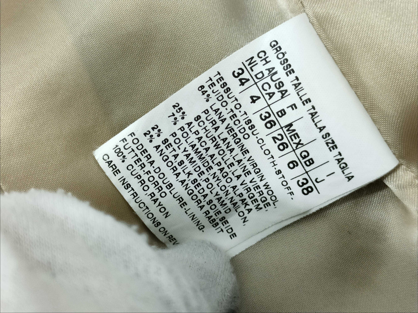 MaxMara/White Tag/Wool Stand Collar Long Coat