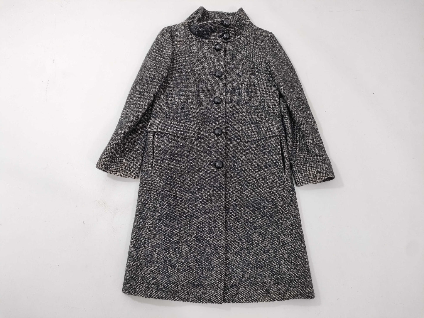 MaxMara/White Tag/Wool Stand Collar Long Coat