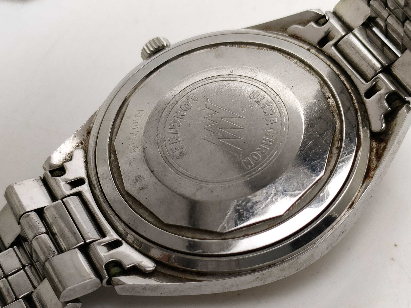 LONGINES Ultrachron Date Automatic Men's Stainless Steel Strap Boys' Watch